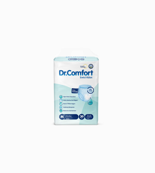 Dr.Comfort Yetişkin Emici Külot Medium 30'lu 1 paket 30 adet