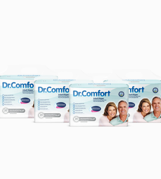 Dr.Comfort Yetişkin Bel Bağlamalı Hasta Bezi Ekstra Large 30'lu 4 paket 120 adet