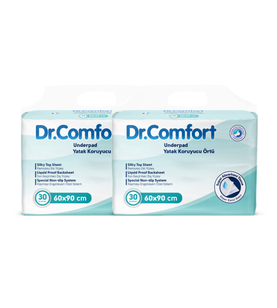 Dr Comfort 60x90 Yatak Koruyucu Örtü 30'lu 2 Paket 60 Adet